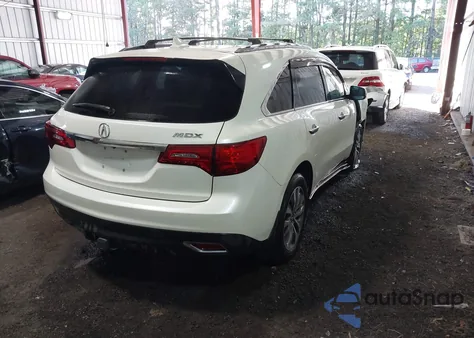 2014 Acura Mdx Technology Package из США, поврежденный, VIN 5FRYD3H43EB015051